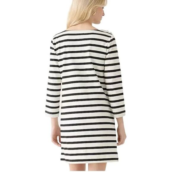 J.Crew NWT Mariner Cloth Shirtdress 3X Gold Buttons Pockets Nautical Preppy - Picture 3 of 10